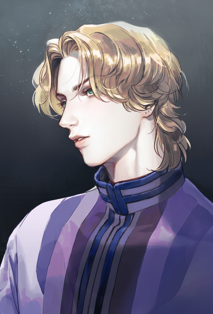 dio brando (jojo no kimyou na bouken and 1 more) drawn by meng_bu_chong