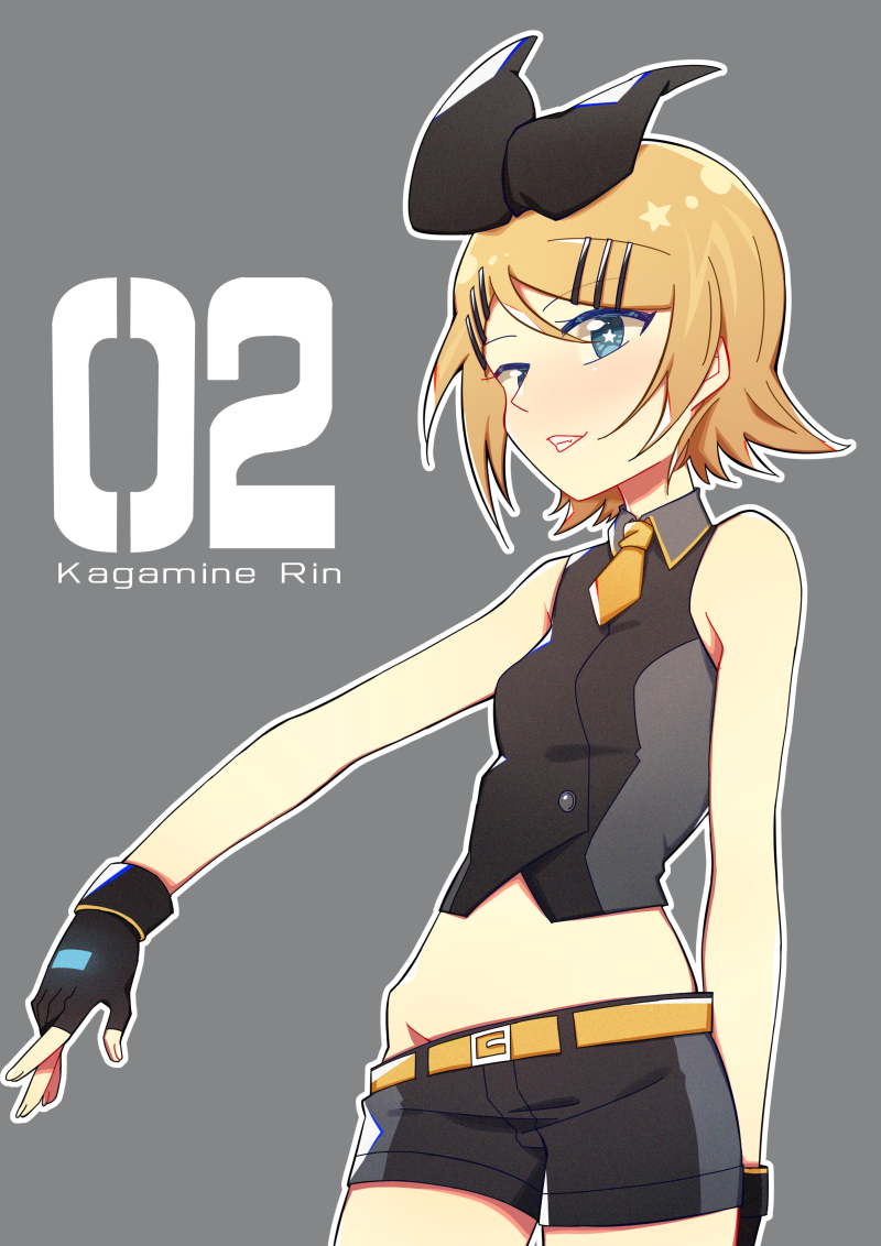 kagamine rin (vocaloid and 2 more) drawn by zimoow
