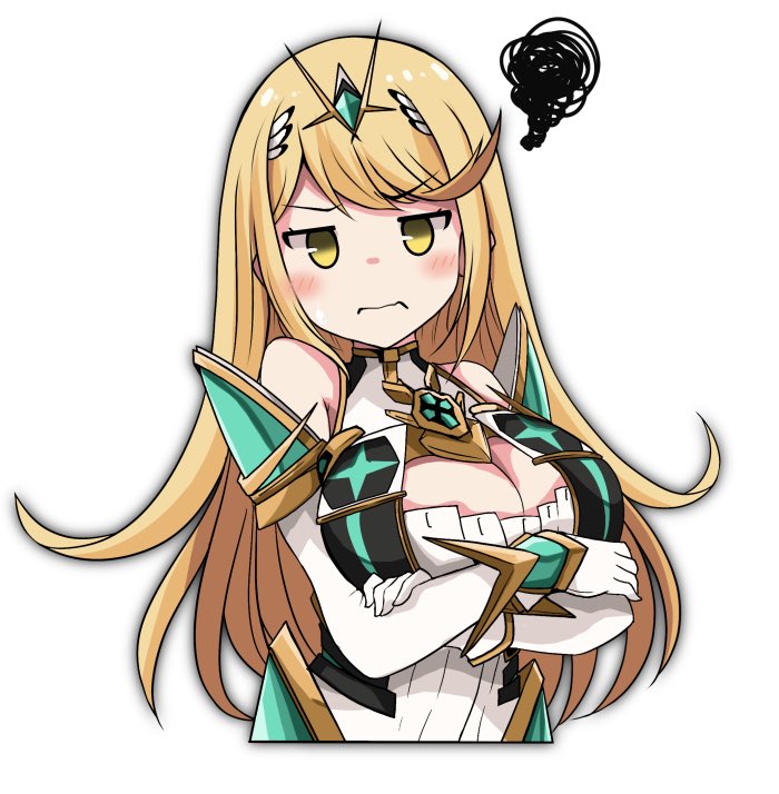 mythra (xenoblade chronicles and 1 more) drawn by kurokaze_no_sora