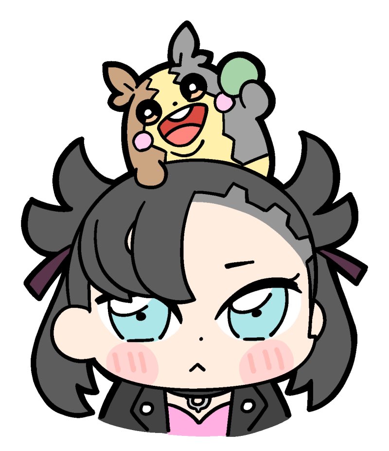 marnie and morpeko (pokemon and 1 more) drawn by bkub