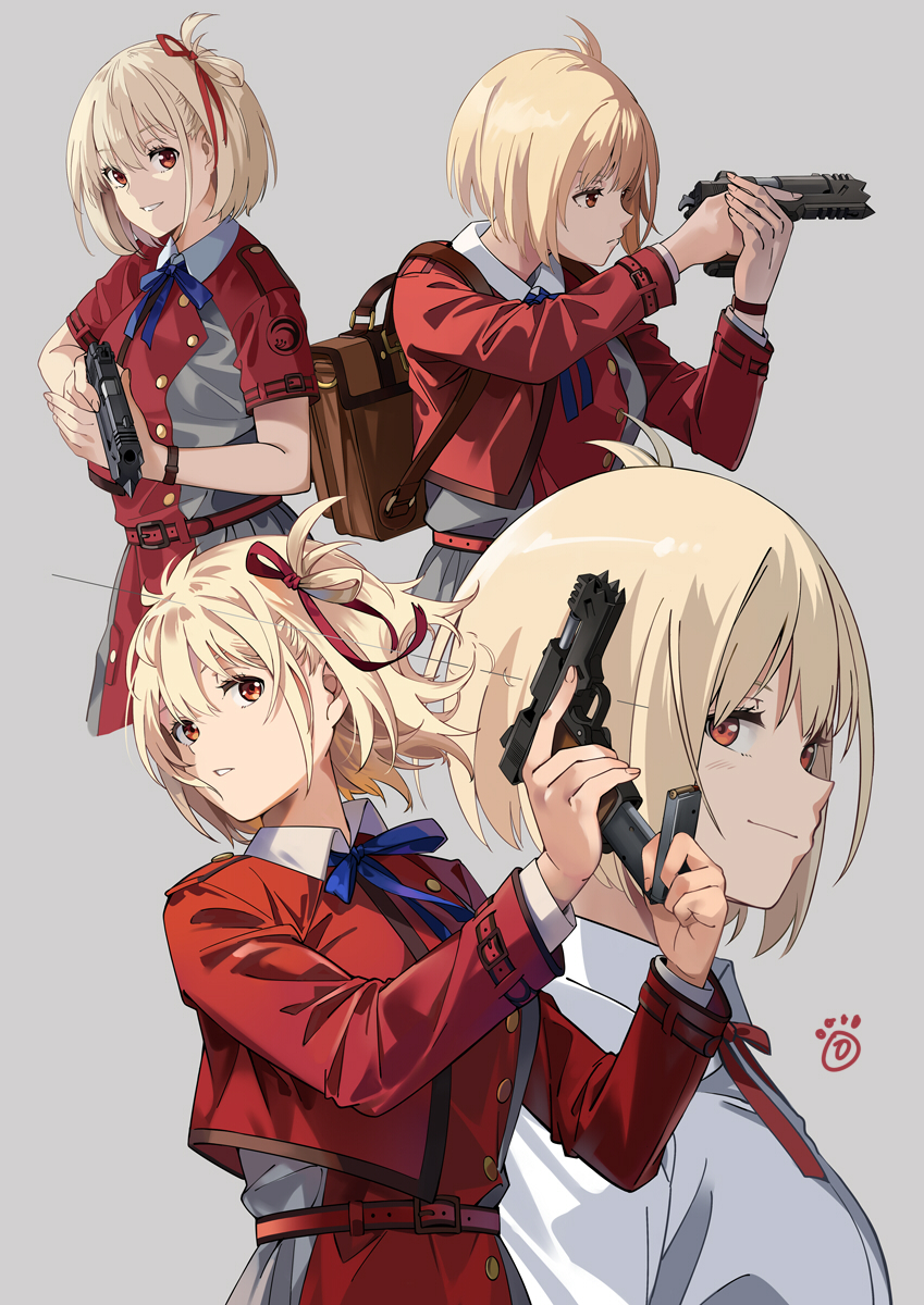 nishikigi chisato (lycoris recoil) drawn by neko_(yanshoujie)