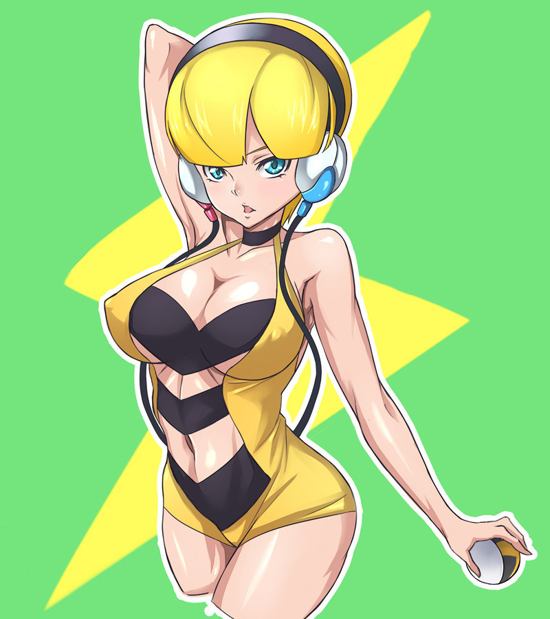 elesa (pokemon and 1 more) drawn by 64_(xfour)
