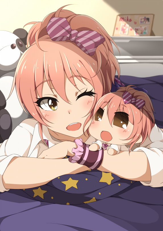 jougasaki mika (idolmaster and 2 more) drawn by hitotsuki_nanoka