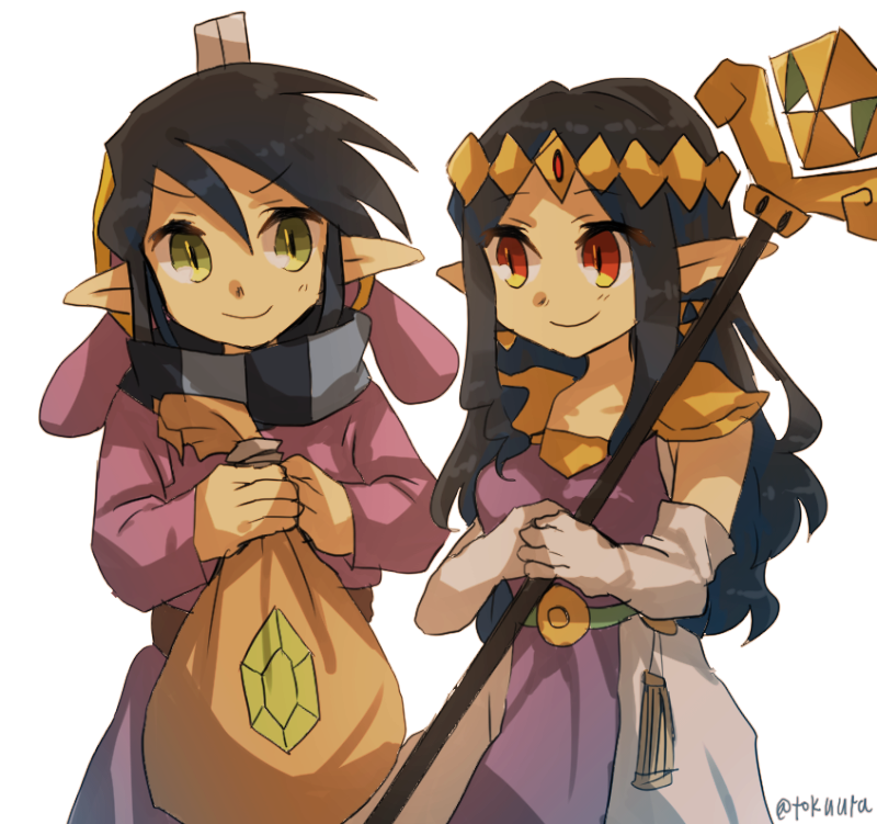princess hilda and ravio (the legend of zelda and 1 more) drawn by tokuura