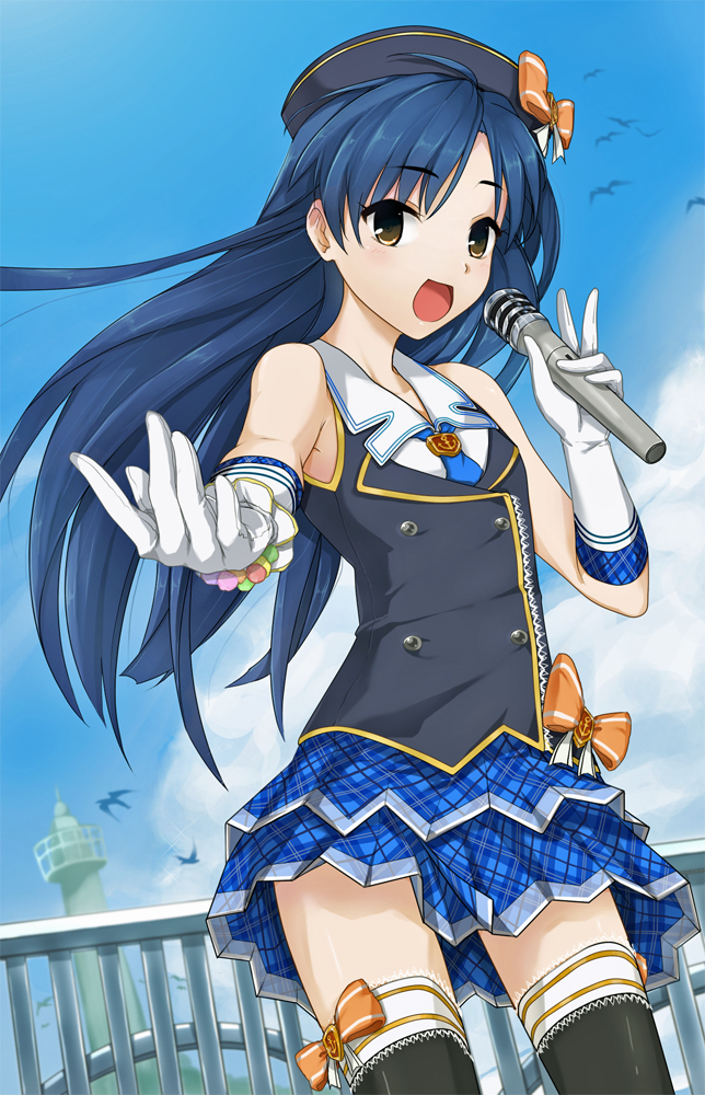 kisaragi chihaya (idolmaster and 1 more) drawn by minatsuki_randoseru
