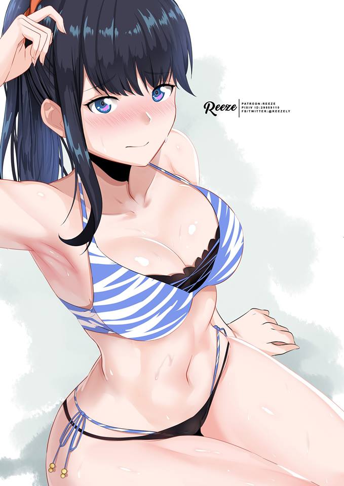 takarada rikka (gridman universe and 1 more) drawn by reeze_(reezely)