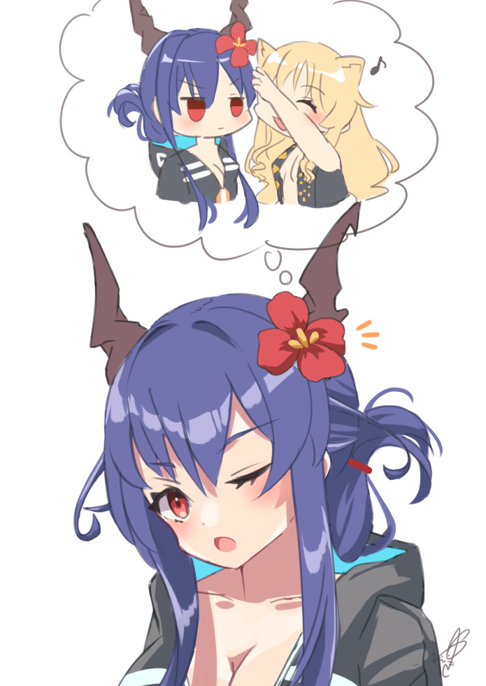ch'en, swire, and ch'en the holungday (arknights) drawn by tsuyuki_yuki