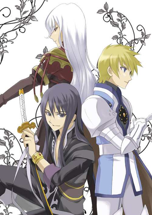 yuri lowell, flynn scifo, and duke pantarei (tales of and 1 more) drawn by nina_(pastime)