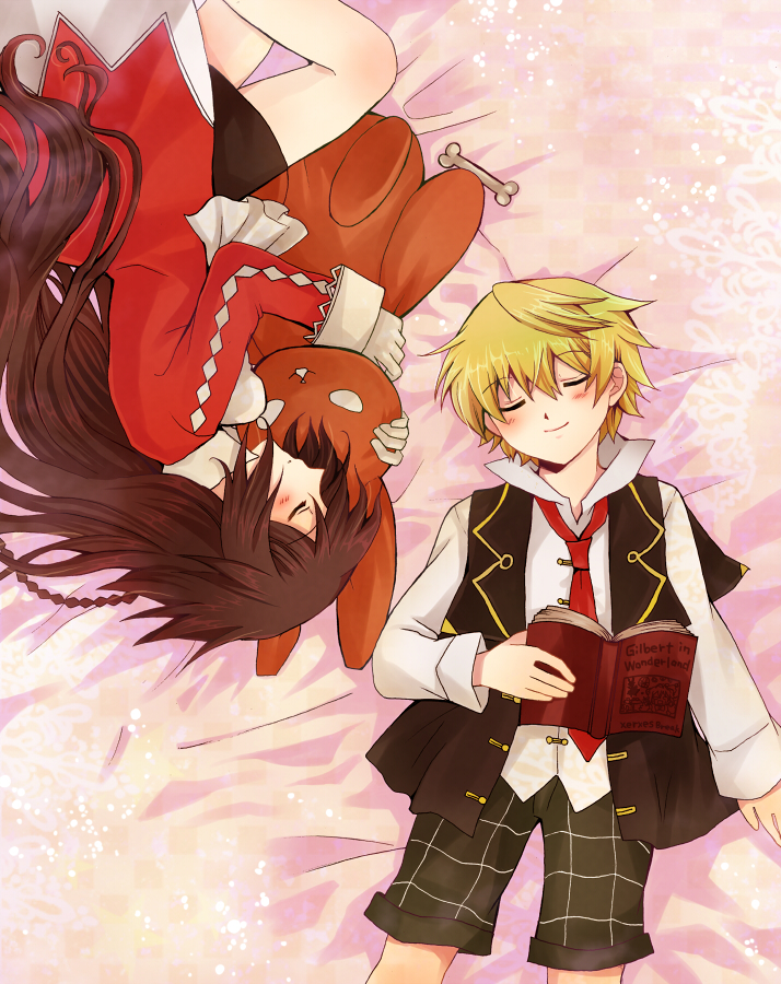 alice and oz vessalius (pandora hearts) drawn by hagi_green
