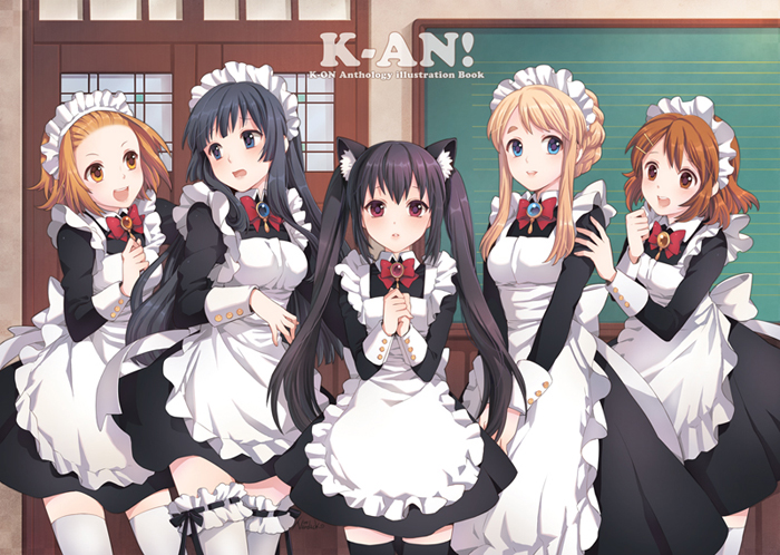 akiyama mio, nakano azusa, hirasawa yui, tainaka ritsu, and kotobuki tsumugi (k-on!) drawn by nardack