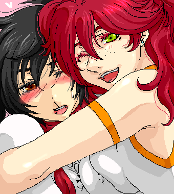 setsuna f. seiei and nena trinity (gundam and 1 more) drawn by reno-kichi