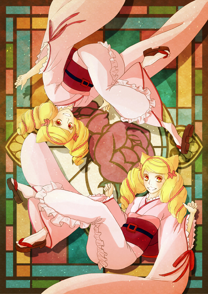 bonbori and hoozuki (otome youkai zakuro) drawn by applique