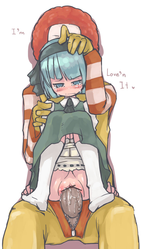 konpaku youmu and ronald mcdonald (touhou and 1 more) drawn by masha
