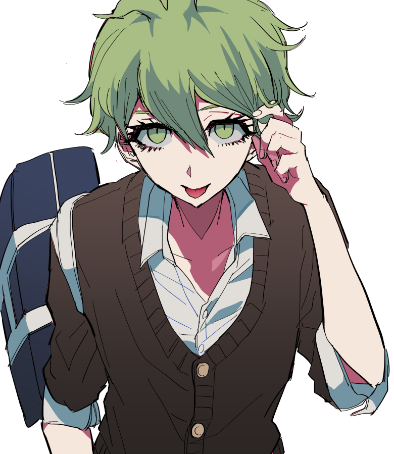 amami rantaro (danganronpa and 1 more) drawn by nabu_(d4ng4nn6bu12)