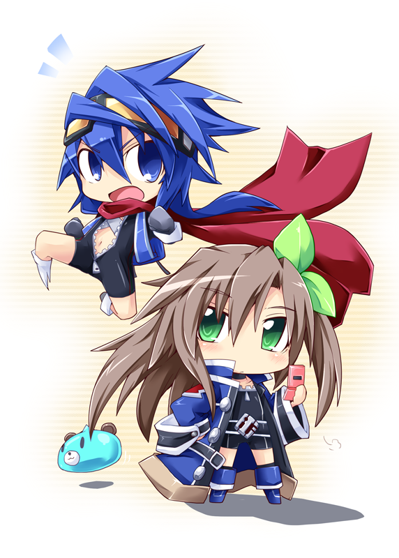 if, dogoo, and nippon ichi (neptune and 1 more) drawn by reku
