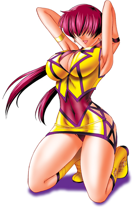 shermie (the king of fighters and 2 more) drawn by mokkouyou_bond