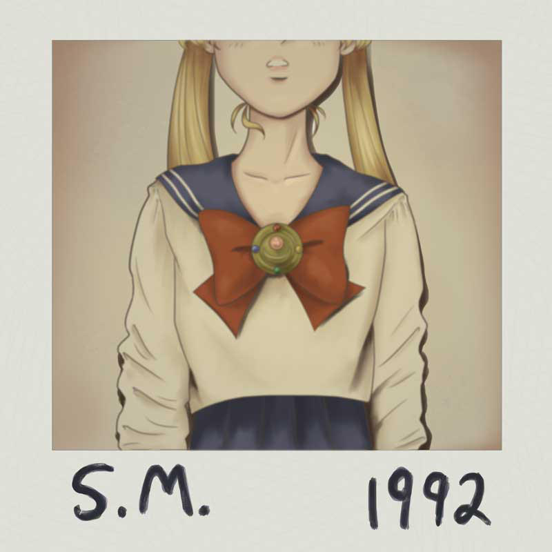 tsukino usagi and taylor swift (bishoujo senshi sailor moon) drawn by diha-artwork