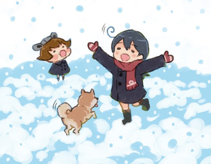 ushio and yukikaze (kantai collection) drawn by saiguchi_otoufu