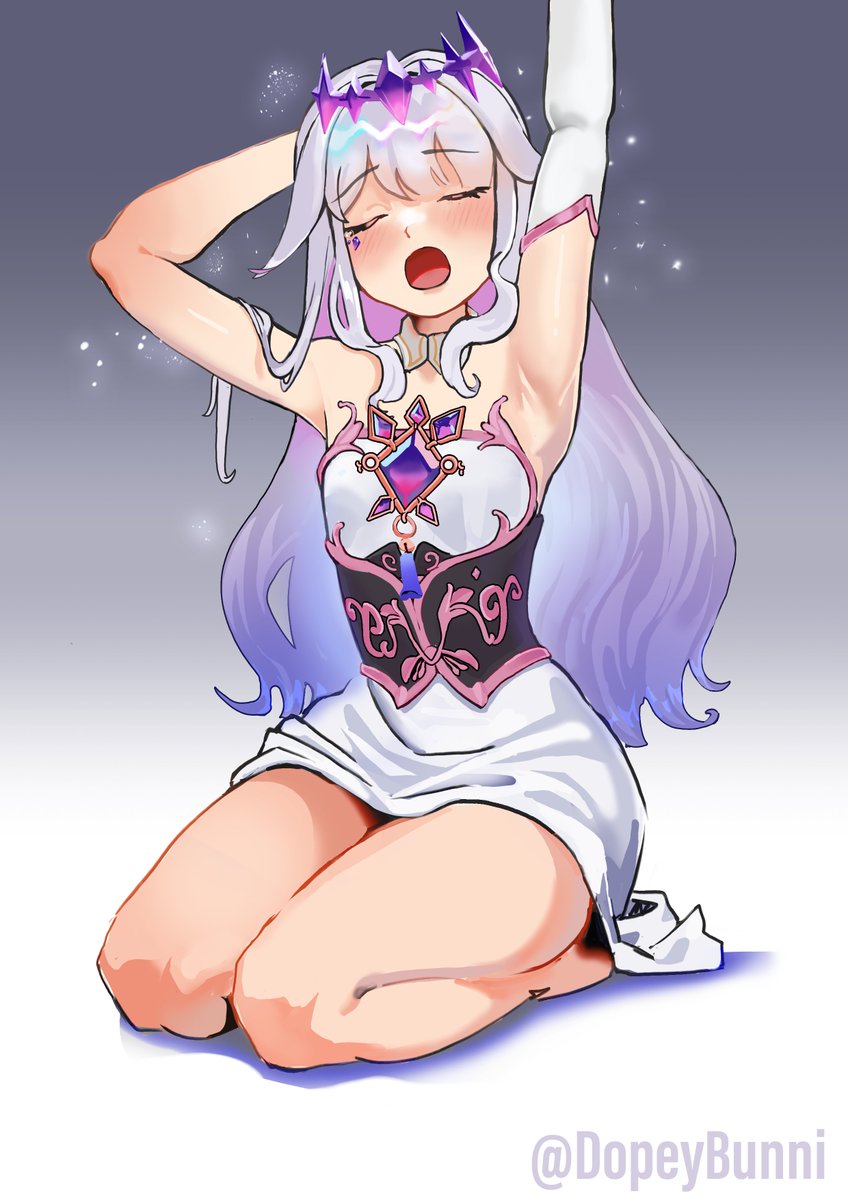 koseki bijou (hololive and 1 more) drawn by dopeybunni