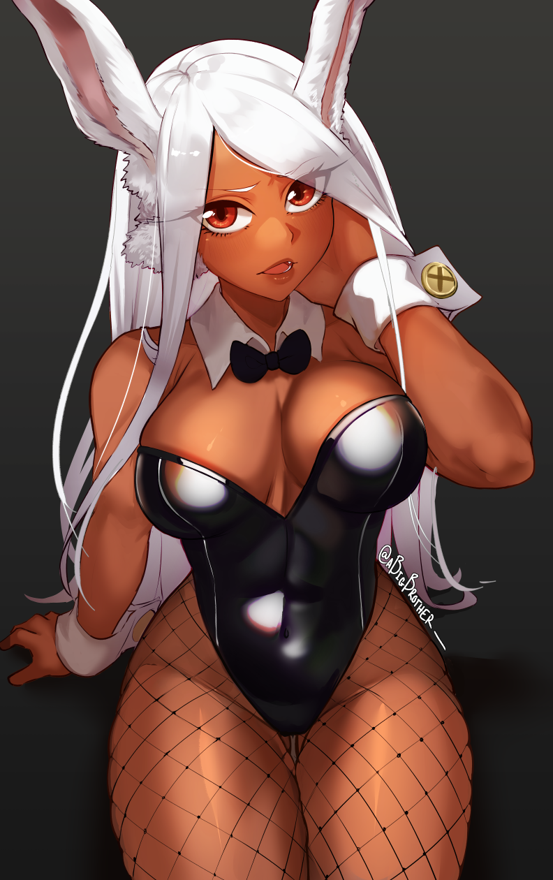 mirko (boku no hero academia) drawn by a_big_brother
