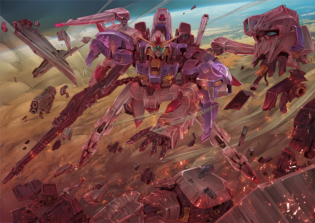 Zeta Plus And S Gundam Gundam And 1 More Drawn By Mk 5 Danbooru