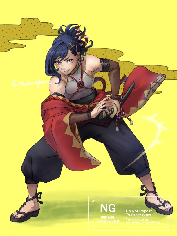 kagetsu (fire emblem and 1 more) drawn by momongame_17