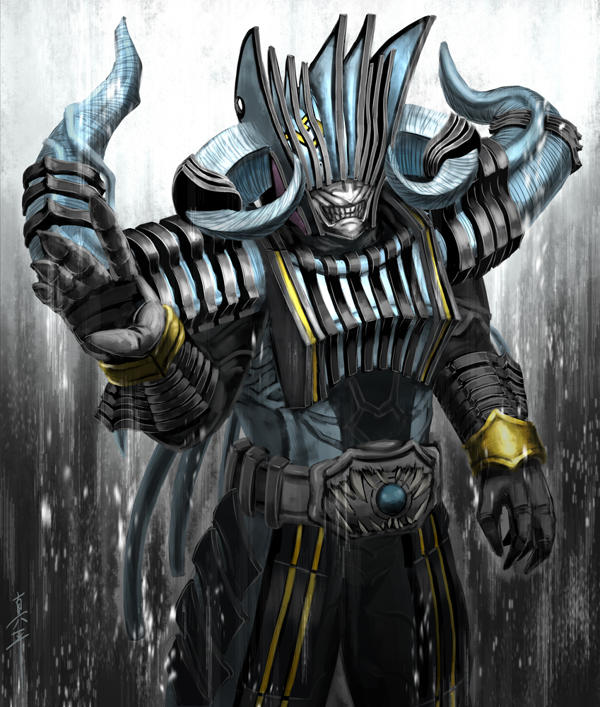 another diend (kamen rider and 2 more) drawn by shinpei_(shimpay)