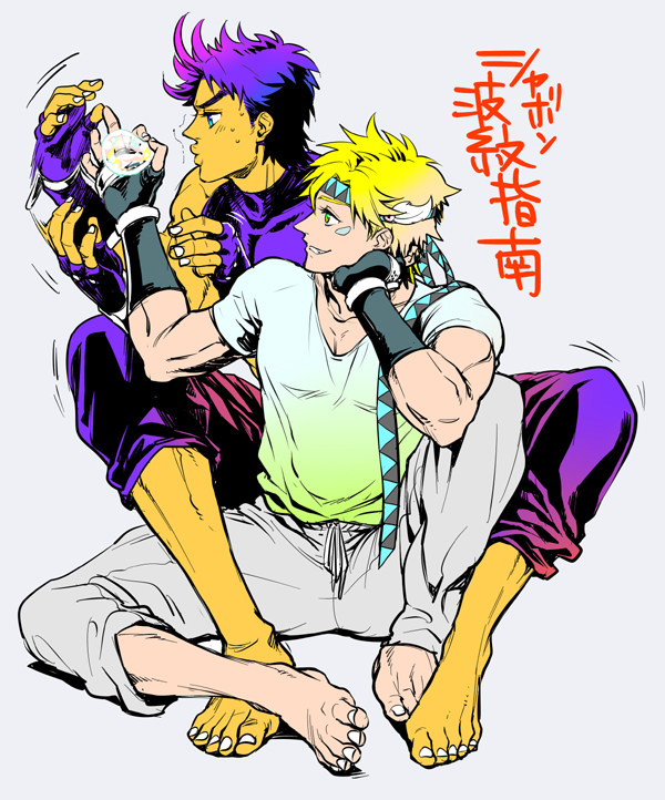 joseph joestar and caesar anthonio zeppeli (jojo no kimyou na bouken and 1 more) drawn by saitooo