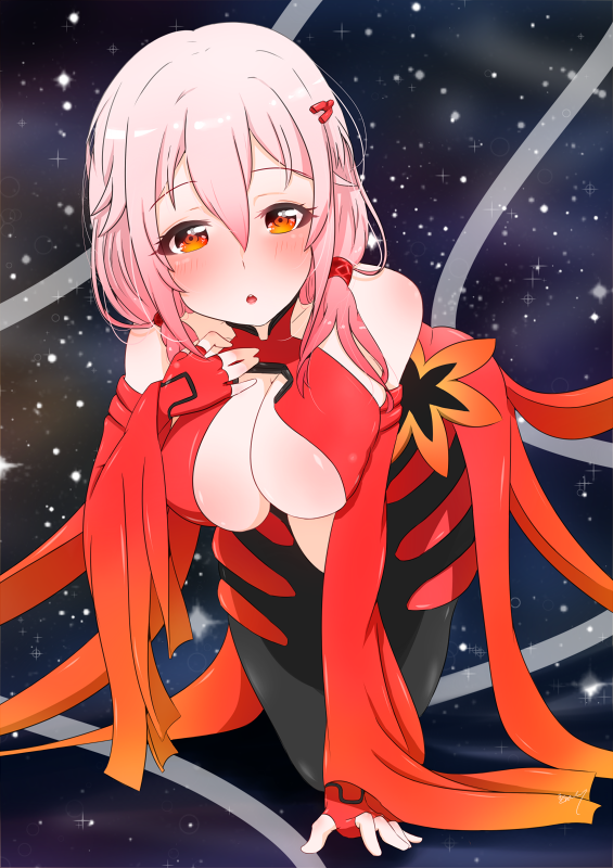 yuzuriha inori (guilty crown) drawn by aki_sakura