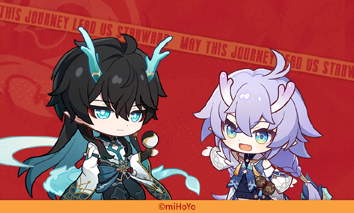dan heng and bailu (honkai and 1 more)