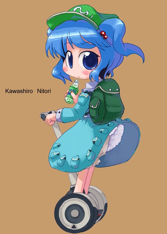 kawashiro nitori (touhou and 1 more) drawn by tao_(kadoya)