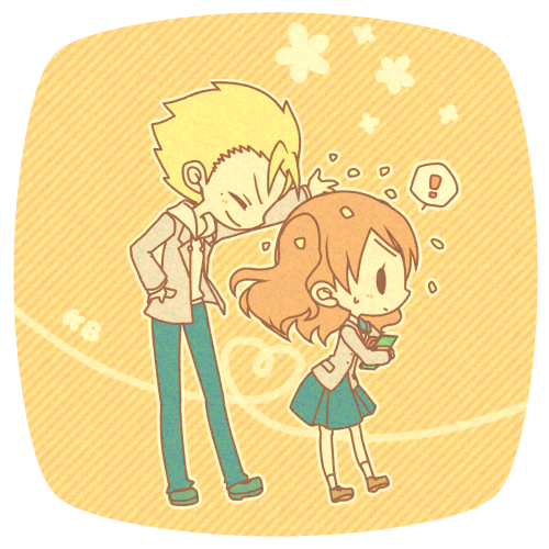 tachibana chizuru and satou masaki (kimi to boku) drawn by migiria