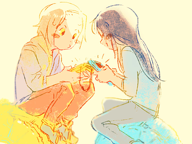 akiyama mio and tainaka ritsu (k-on!) drawn by tamagogogo