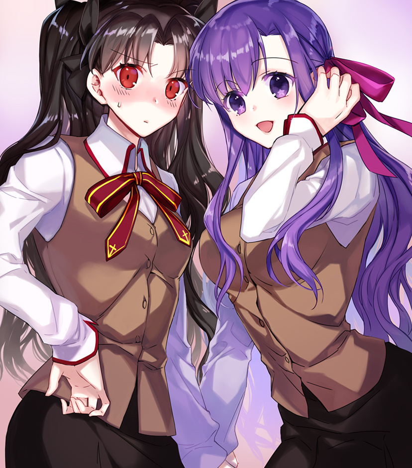 ishtar and parvati (fate and 1 more) drawn by ycco_(estrella)