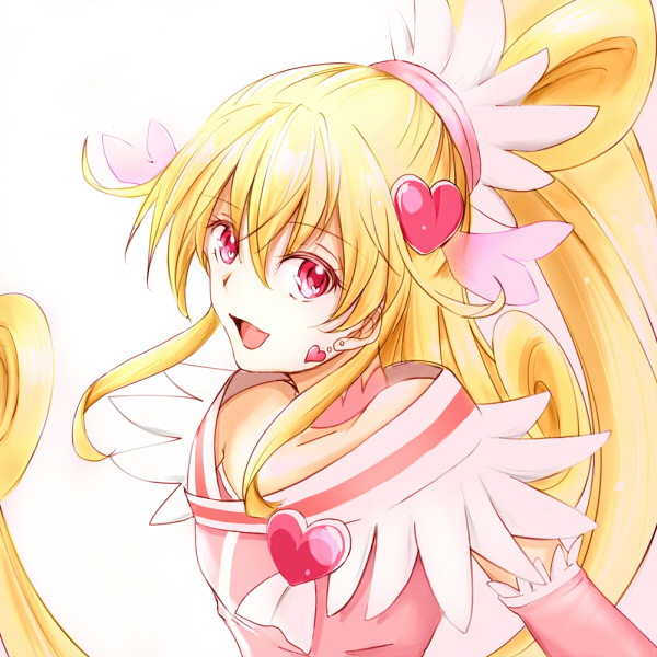 aida mana and cure heart (precure and 1 more) drawn by hallucino1121