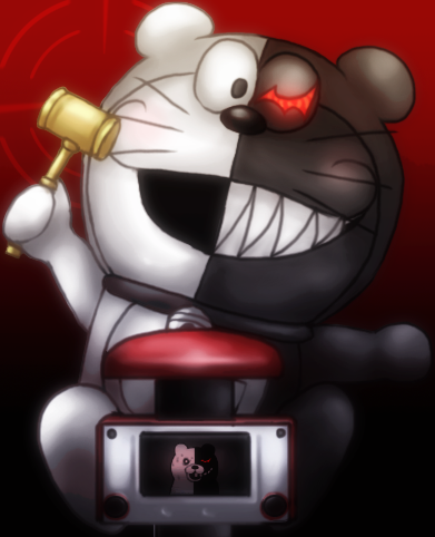 monokuma, doraemon, and monodora (danganronpa and 2 more) drawn by annojo_kiki