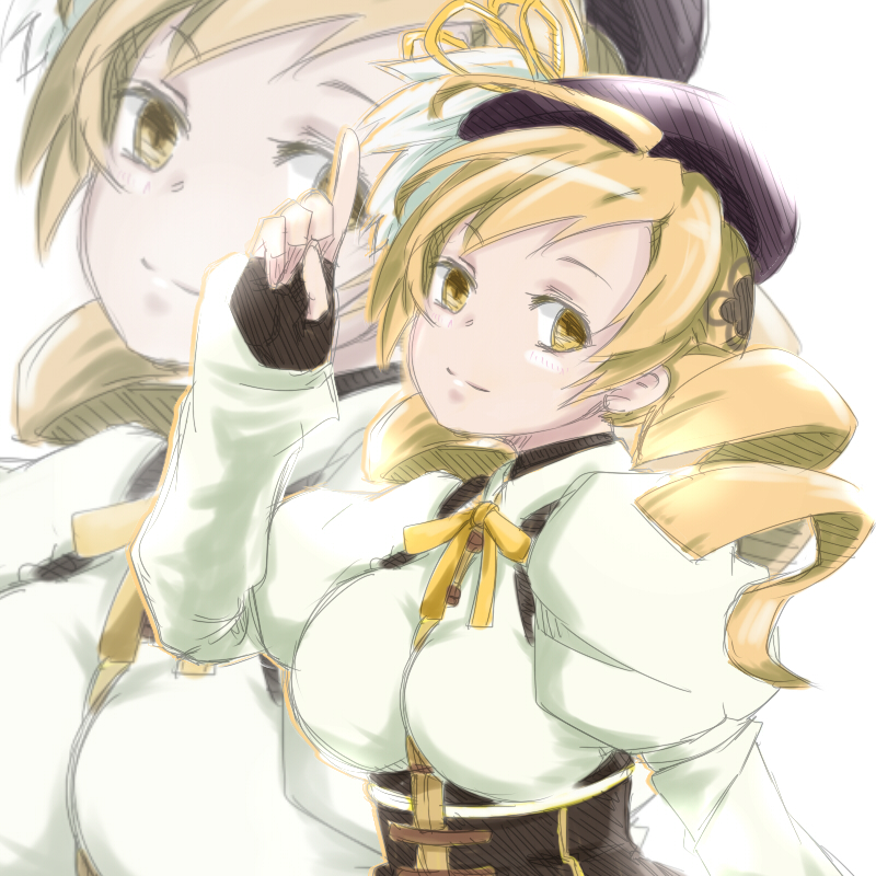 tomoe mami (mahou shoujo madoka magica) drawn by mitchlin