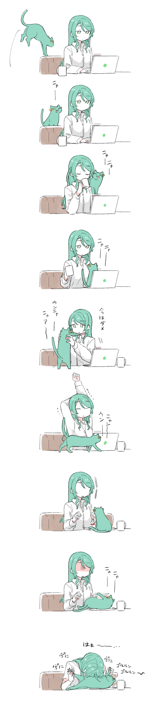 hikawa sayo and hikawa hina (bang dream!) drawn by bowwow_(hamju94)