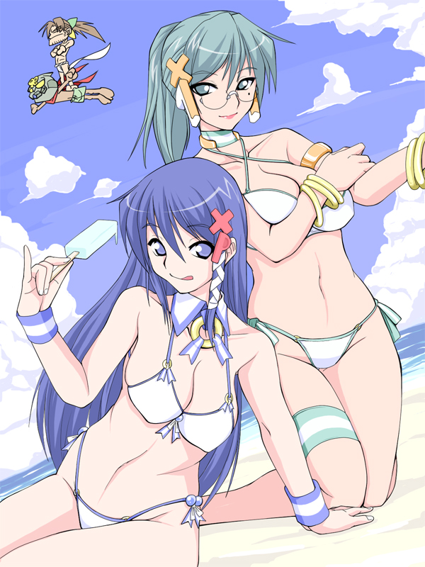 xp-tan and homeko (os-tan) drawn by ruriwo_(ruriwo1894)