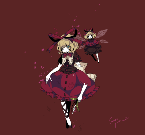 medicine melancholy and su-san (touhou) drawn by shikimi_(yurakuru)