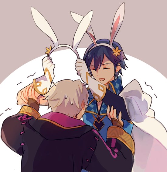 male robin and chrom (fire emblem and 2 more)