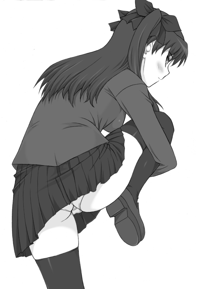 tohsaka rin (fate and 1 more) drawn by shichimenchou