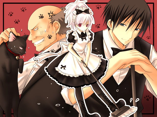 yin, hei, mao, and huang (darker than black) drawn by vanilla_(nicolla)