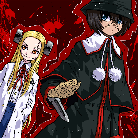madaraki fran and madaraki veronica (franken fran) drawn by johnnie