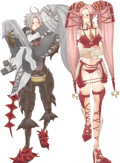 haseo, pi, and kuhn (.hack// and 1 more)