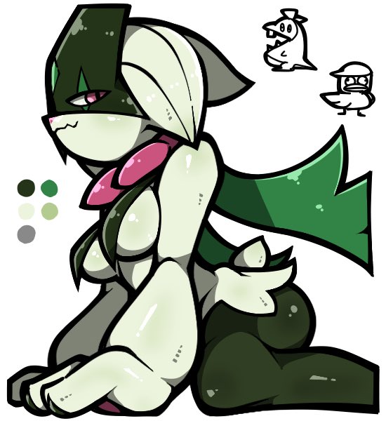 meowscarada, fuecoco, and quaxly (pokemon) drawn by name_omoitukan2