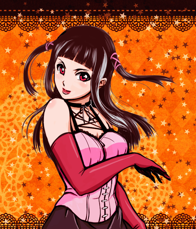 toujou ruby (rosario+vampire) drawn by colorfag and drawfag