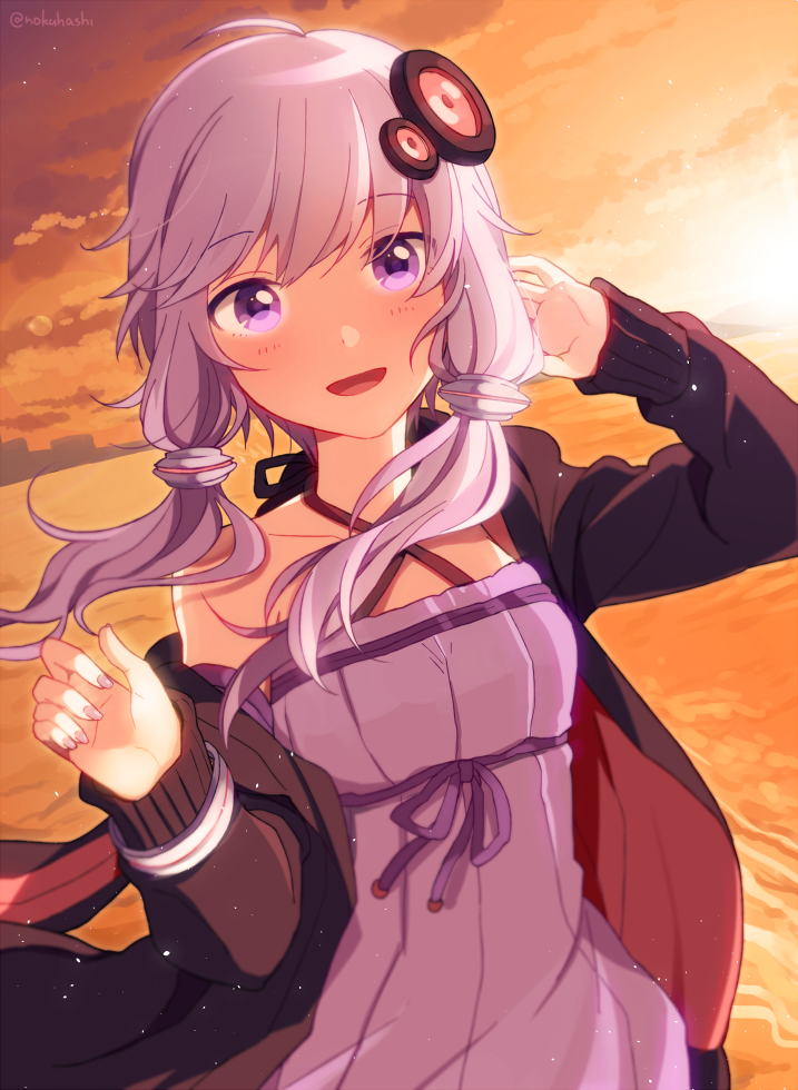 yuzuki yukari (vocaloid and 1 more) drawn by nokuhashi