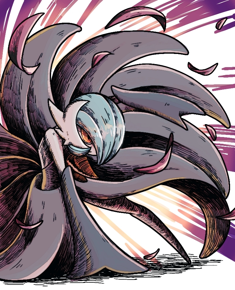 gardevoir and mega gardevoir (pokemon) drawn by bazi_3560