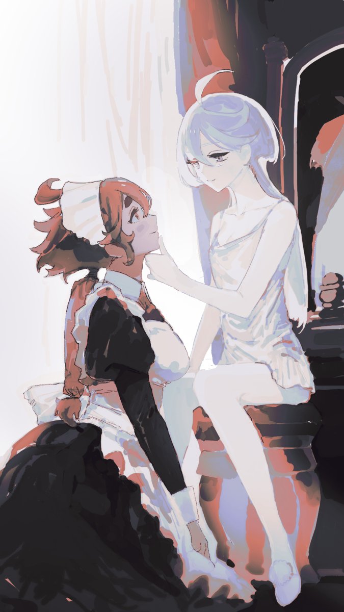 suletta mercury and miorine rembran (gundam and 1 more) drawn by gloomymato
